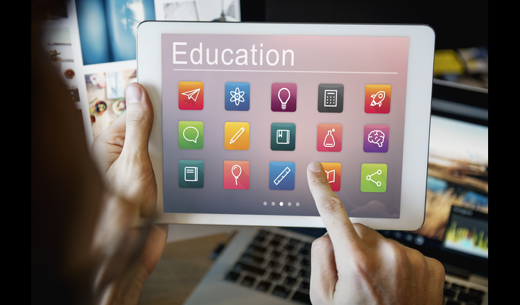 School Management Software in Bangladesh dashboard illustration showing student, fee, exam and parent communication management.